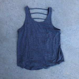 ZELLA Girls Grey Workout Tank Top